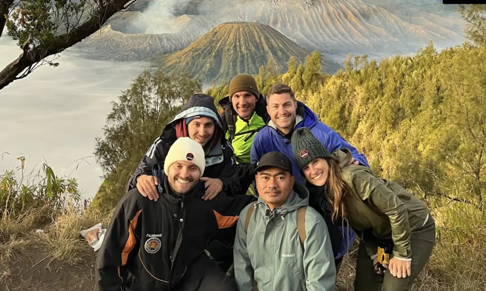 Mount Bromo - Iconic volcanic landscape at sunrise